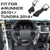 2x Car Inner Steering Wheel Panel Cover Trim Frame For 4runner 2010+ Matte Black