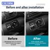 For SEAT Leon 1999 2000 2001 2002 2003 2004 MK1 1M LHD Soft Carbon Fiber Dashboard Headlight Control Switch Cover Accessories