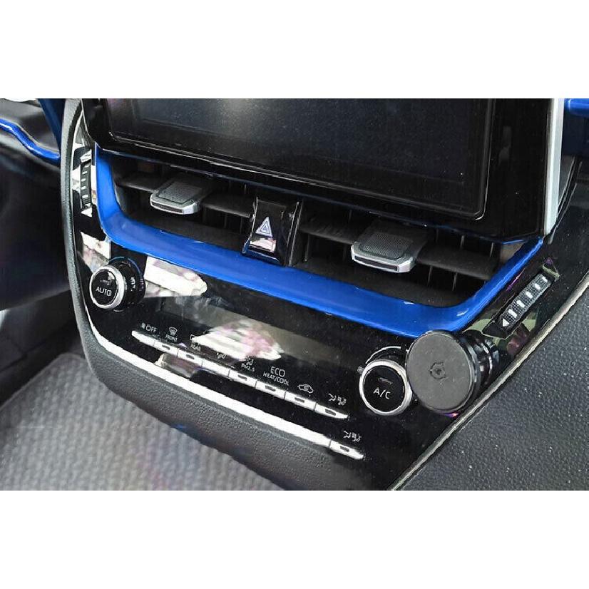 Fit For Toyota Corolla 2019-2023 Bright Blue Middle Air Outlet Vent Frame Trim