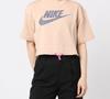 Nike Crop Tops Women's Pink Crew Neck Moderate CJ2276-287