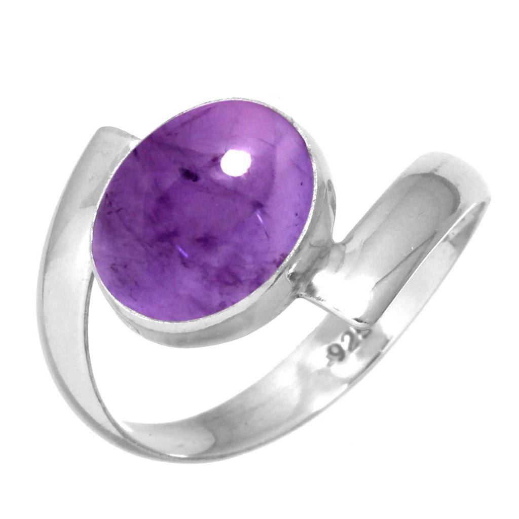 925 Sterling Silver Ring Women Gemstone Handmade Jewelry Engagement Gift Amber Amethyst Black Onyx Carnelian Garnet Quartz Green Onyx Gold Stone