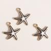 Leslie 10pcs Mix Cute Enamel Marine Organism Starfish Charms Pendants of Necklace Earrings Keychain Handemade DIY Jewelry Making