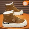 Men's Boots Outdoor Sports High Top Boots Comfortable 2025 New Trend Platform Shoes Retro Plush Warm Non-slip Botas Para Hombre