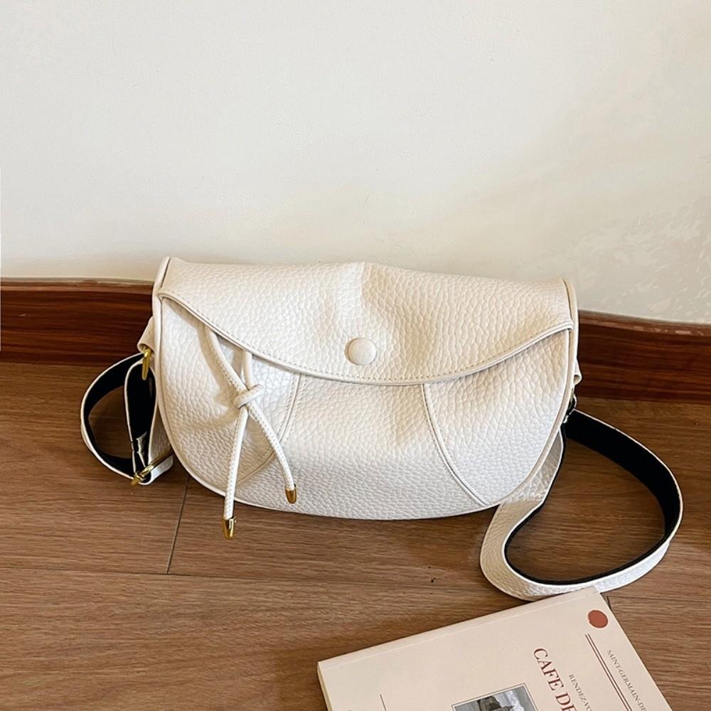 PU Dumpling Shaped Crossbody Bag Versatile Small Size Everyday Bag Travel