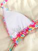 Dreieck Bikini Strings Badeanzug Damen Print Bademode Bandage Badeanzüge Floral Biquini Brasilianischer Badeanzug Strandbekleidung