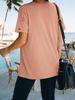 Women's Cotton Graphic T Shirt Skull Print Distressed Short Sleeve Loose Top