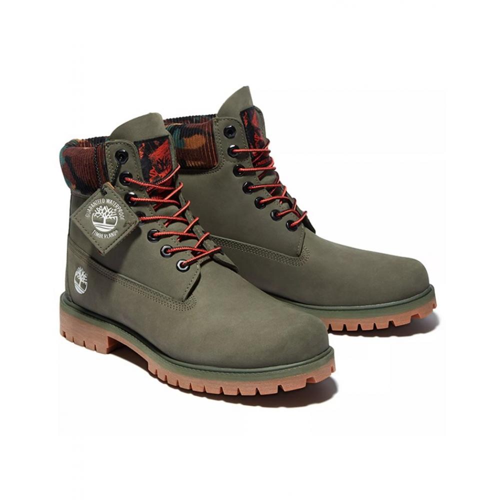 Nike Timberland 6 Inch Premium Warm Boots Green Camo