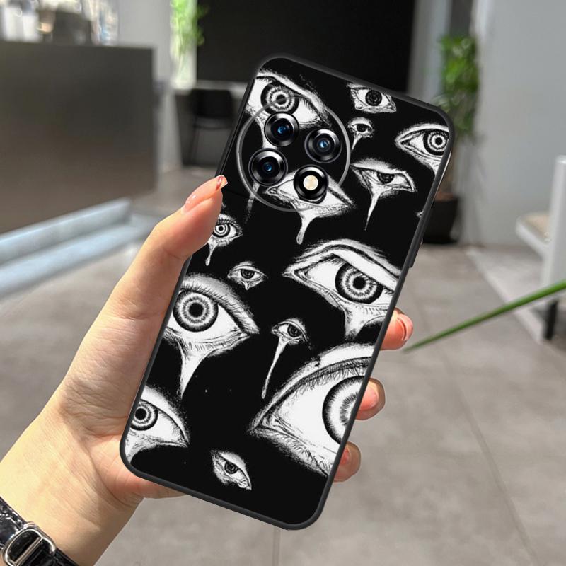 

Scary Face Eyes Case For OnePlus Nord CE 5 2 3 4 Lite N20 N30 OnePlus 15 13 12 R 11 10 9 Pro 8T 10T 10R Cover OnePlus 10T