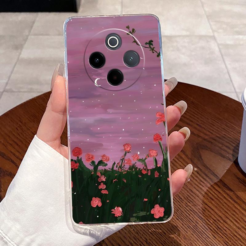 Jelly Casing For Vivo Y300 Pro Y300 Pro+ T4 Capa Clear Silicone Soft TPU Back Cover For Vivo IQOO Z10 Cute Rabbit Cat Phone Case