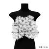 Exquisite Beaded Rhinestone Chiffon Flower Decorative Cloth Sticker Clothing Dress Wedding Dress Suspender Accessories Front Collar Cloth Sticker