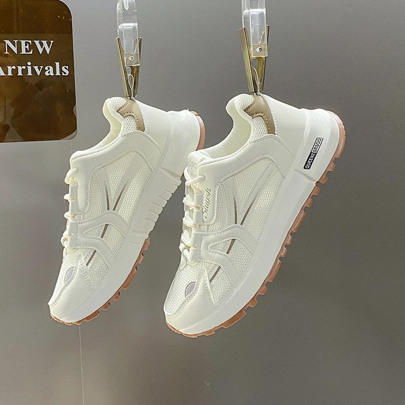 Fashion 2025 Women's Sneakers Summer New Breathable All-match Air-cushion Casual Sport Shoes Fashion Anti-slip Training Shoes Zapatillas