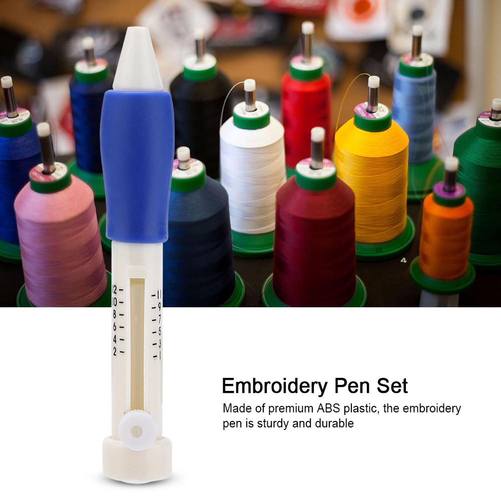 Embroidery Pen, Knitting Needle Accessories Punch Needle Stitch Pen   Embroidery Pen Set for Beginners,   Embroidery Pen