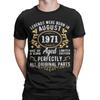 Unisex Unisex Legends 1971 T Shirts 55th Birthday Cotton Clothing Novelty Short Sleeve O Neck Tee Shirt Gift Idea TShirts