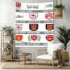 Arsenal Wall Decor Tapestry Art For Pet Memorial Birthdaywedding Party Backdrop Family Gift