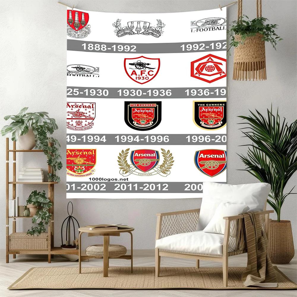 Arsenal Wall Decor Tapestry Art For Pet Memorial Birthdaywedding Party Backdrop Family Gift