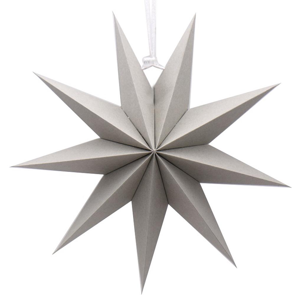 Props Xmas Tree Decoration Party Supplies Paper Star Lantern Christmas Decoration Hanging Ornaments