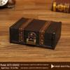 Vintage Wooden Lockable Storage Box for Jewelry and Accessories