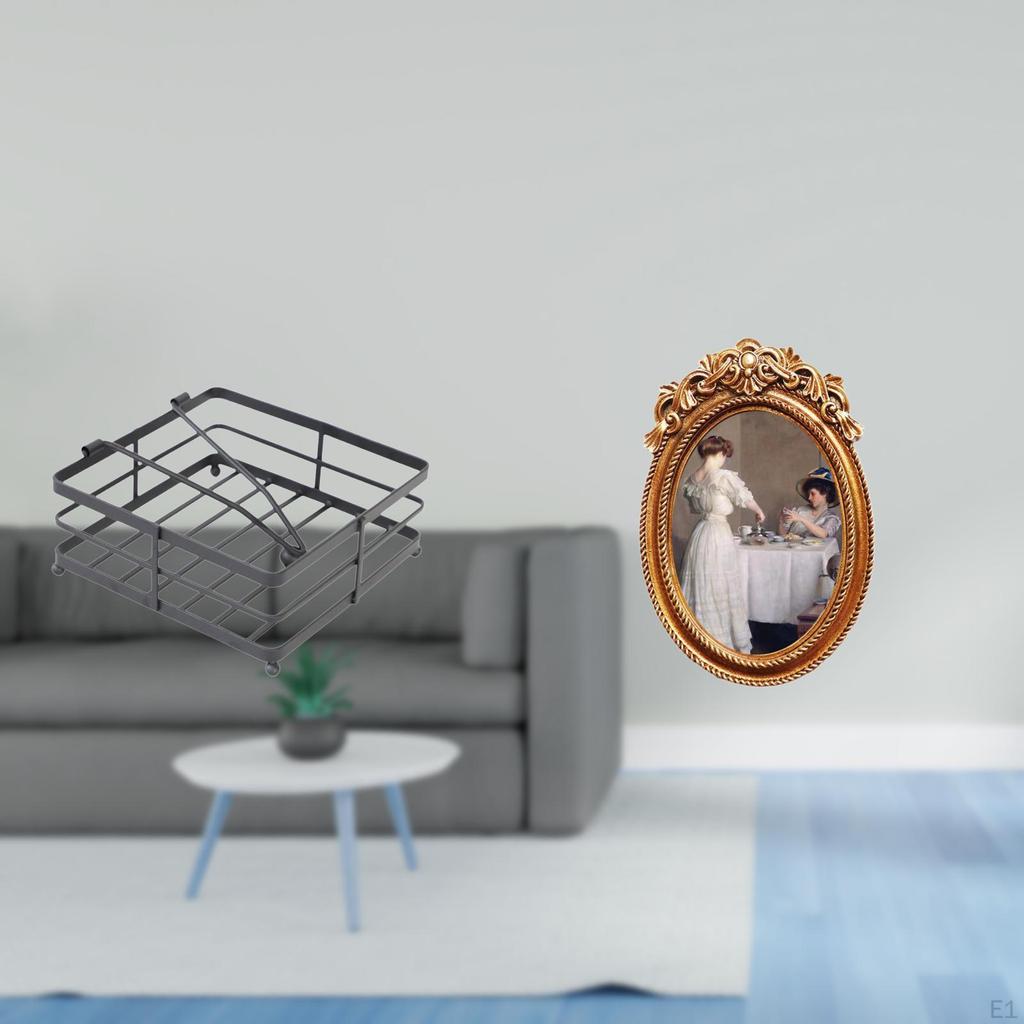 Elegant Resin Napkin And Photo Display Holder for Tabletop Luxury Kitchen Restaurant Decor