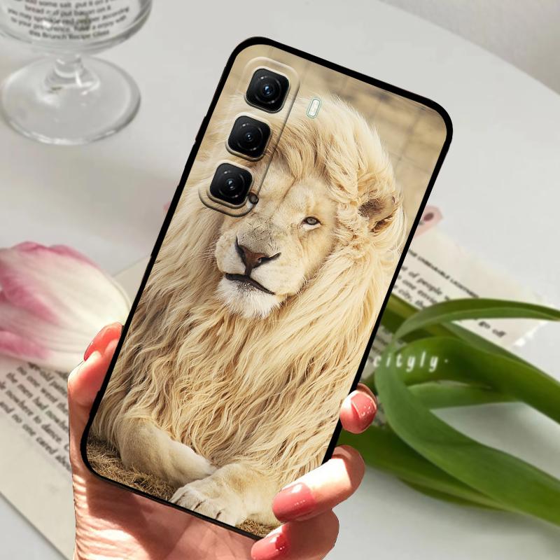 Per Infinix Hot 50 Pro 4G Custodia X6881 Carina in Silicone TPU Opaco Copri Telefono Per Infinix Hot50 Pro+ 4G Paraurti 50 Pro Plus X6880 Capa