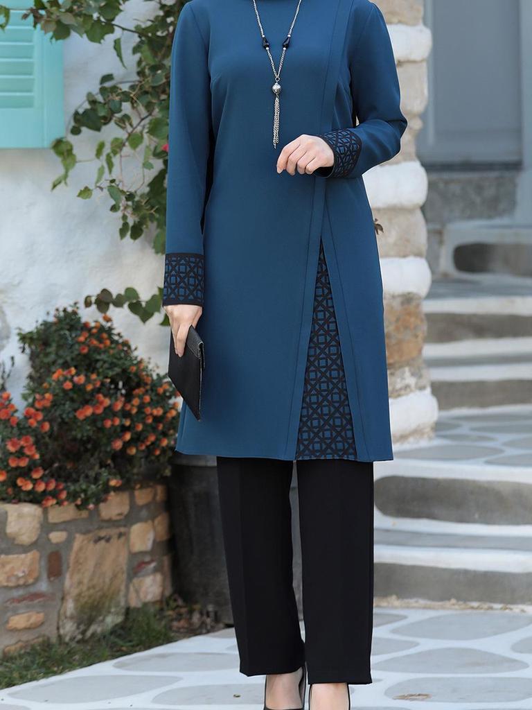 New Dubai Abaya: Two-Piece Set for Arab and Southeast Asian Women