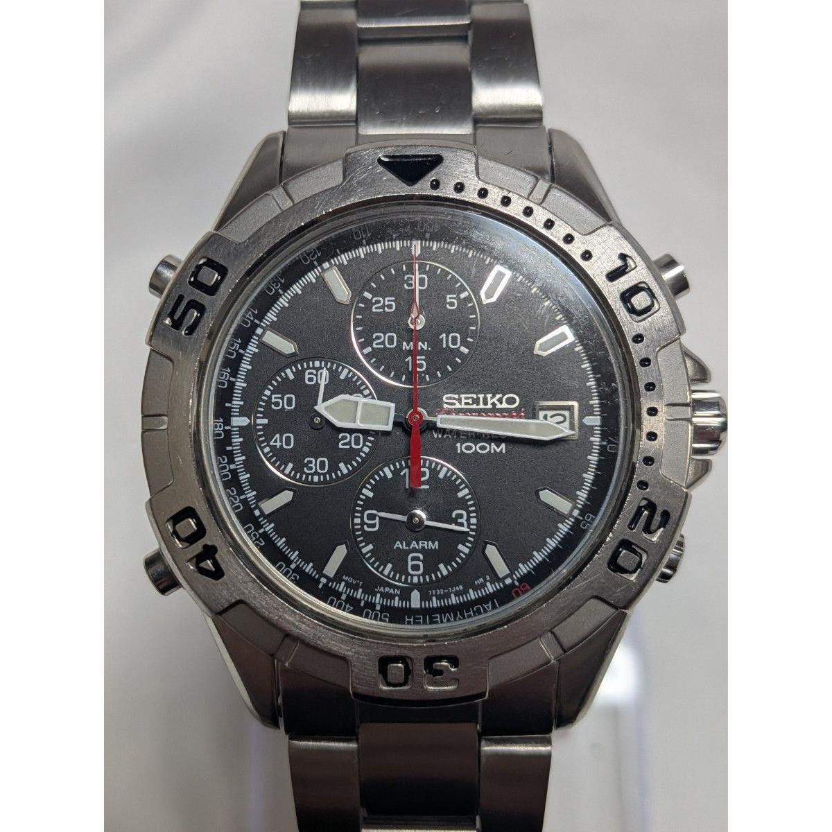 Used SEIKO Seiko Chronograph Black Dial
