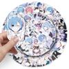 51 New Style Graffiti Stickers Personalized Cartoon Japanese Comic Decoration Mobile Phone Case Computer Stickers