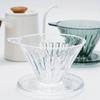 Plastikowy Dripper do Kawy Ręcznie Parzony Filtr do Kawy Kubek Pour Over Kawa Dzbanek do Dzielenia 2-4 Filiżanki Optymalna Ekstrakcja Smaku B