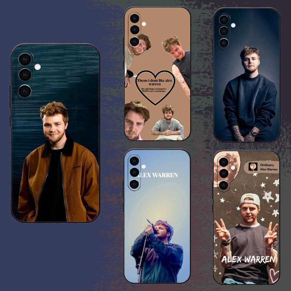 O-Ordinary Singer A-Alex W-Warren Phone Case For Samsung Galaxy A73,A72,A71,A70,A52,A51 Others Soft Black Cover