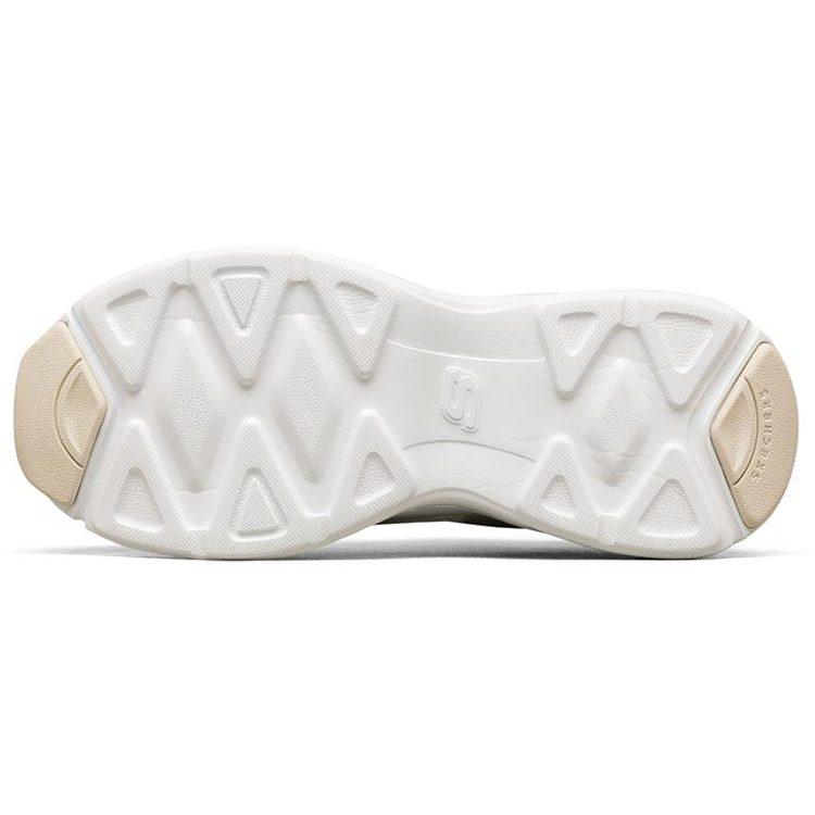 Skechers D'Lites Airy Low Top Running Shoes White Women's 896005-OFWT