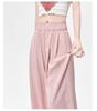Women's High Waist Cotton Linen Wide Leg Pants - Plus Size, Casual Slimming, Spring/Summer