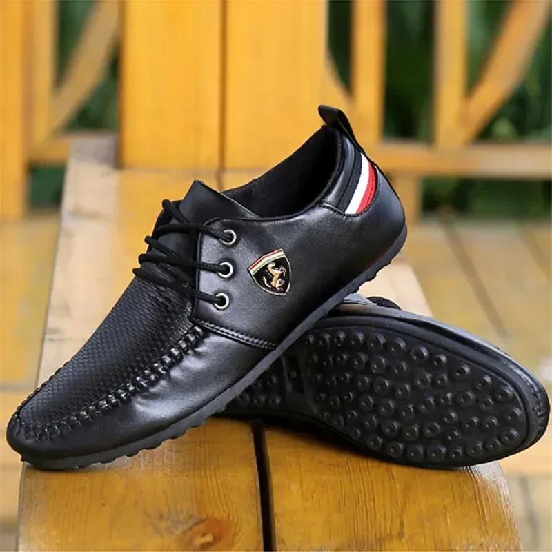 Leather Shoes for Men Casual Loafers Moccasins High Quality Shoes Male Lightweight Driving Footwear 2024 Zapatillas Hombre Male