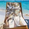 Game Aglaea Honkai Star Rail Towel Sports Quick Dry Travel Camping Gear Sandproof Soft Light Large Beach Towel