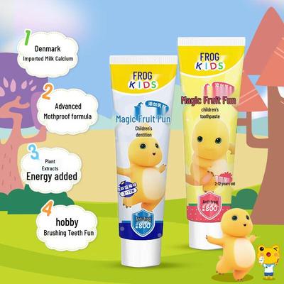 Frog Magic Kids' Sweet Strawberry Toothpaste 3-Pack