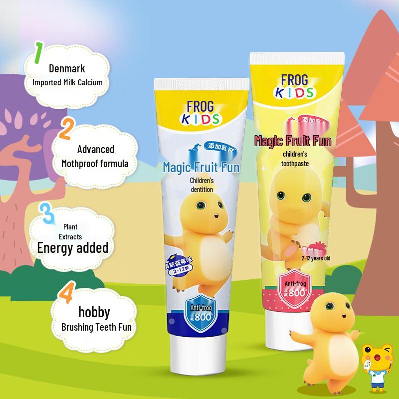 

Frog Magic Kids Sweet Strawberry Toothpaste 3-Pack