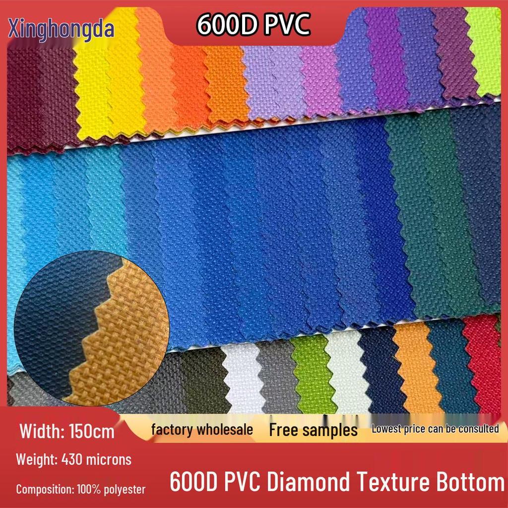 600D PVC Oxford Water-Resistant Travel Storage Bag with Stretch Drill Pattern