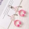 Creative 3D Music Earphones Acrylic Keychain and Schoolbag Charm