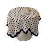 Special-Shaped Cream Tablecloth Small Fresh Waterproof Atmosphere Decorative Cloth Coffee Table Tablecloth Stall Tablecloth