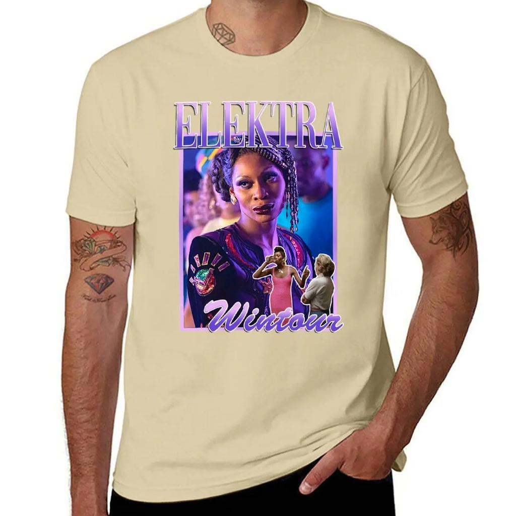 Elektra Wintour Abundance Evangelista T-Shirt for a boy oversized graphic t-shirts anime