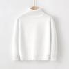 Children's Sweaters Autumn and Winter Pure Cotton Line Boys and Girls Baby Pullover Turtleneck Bottoming Sweater