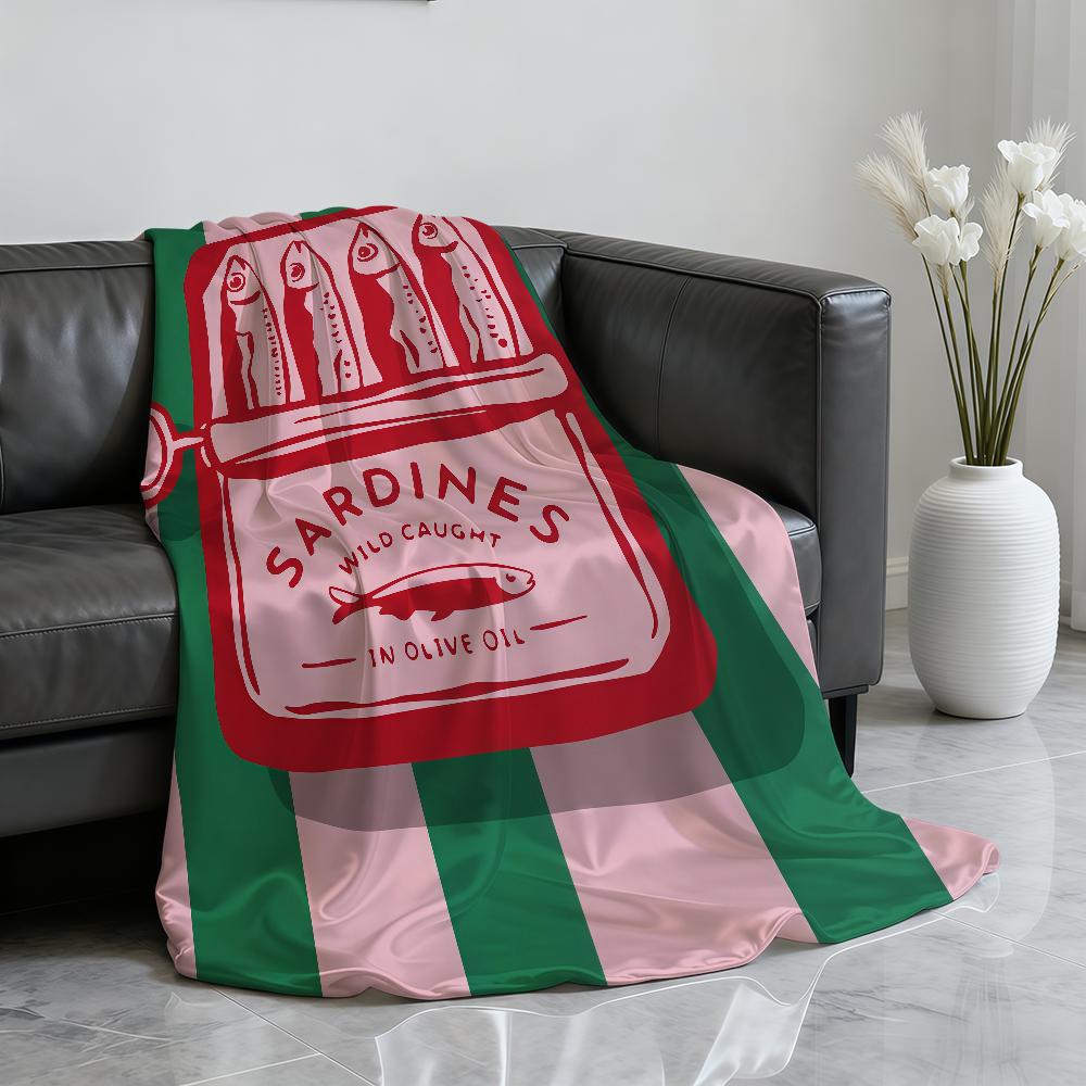 Colorful Retro Herringbone Pattern Blanket Soft Throw Blanket for Home Bedroom Bed Sofa Picnic Travel Office Cover Blanket Gift