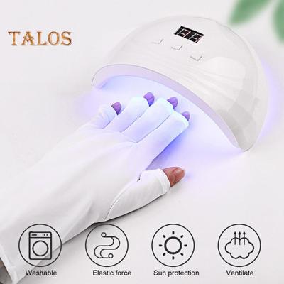 1/2 Paia Guanti Idratanti in Cotone per Mani Secche Senza Dita Lenitivi Idratanti Guanti Touchscreen per Spa Uomo Donna
