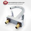 Dual Handle Cold & Hot Kitchen & Basin Faucet