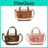 Cartoon Pu Shoulder Bag With Splicing Design For Daily Use