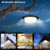 Solar Shed Light Solar Pendant Light Waterproof Indoor Outdoor Solar Lamp With Remote Control for Barn Gazebo Garage