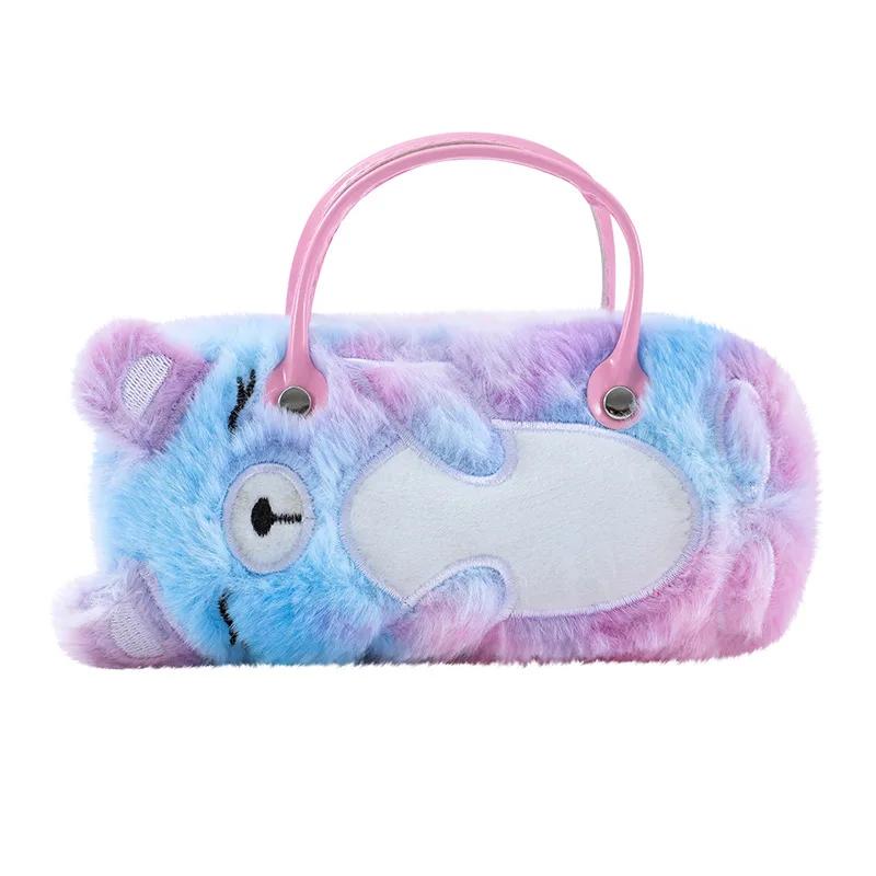 Mochila Infantil Menina Plüschbär Kinderhandtasche Niedliche tragbare Brille Schulstifttasche Niedlicher Rucksack Kindertaschen Kleinkinderrucksack