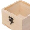 Elegant Wooden Jewelry Storage Box with Glass Lid