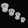 4 pezzi Tazza da Miscelazione Professionale per Laboratorio Odontotecnico Set Ciotola da Miscelazione in Silicone per Materiali Dentali