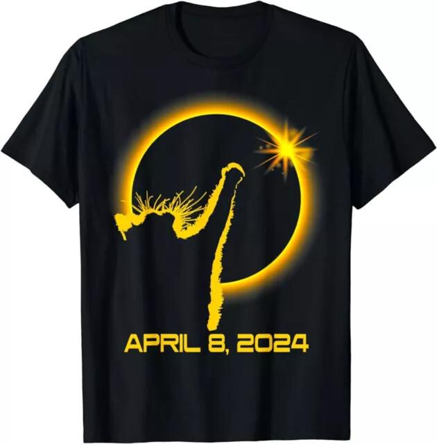 Total Solar Eclipse 2024 Cat Wearing Solar Eclipse Glasses TShirt Unisex Tee Unisex T-Shirt S