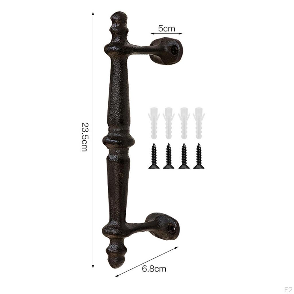 Gate Handle Barn Door Pull Multipurpose Accessory for Furniture Hardware Cabinet Decorative
