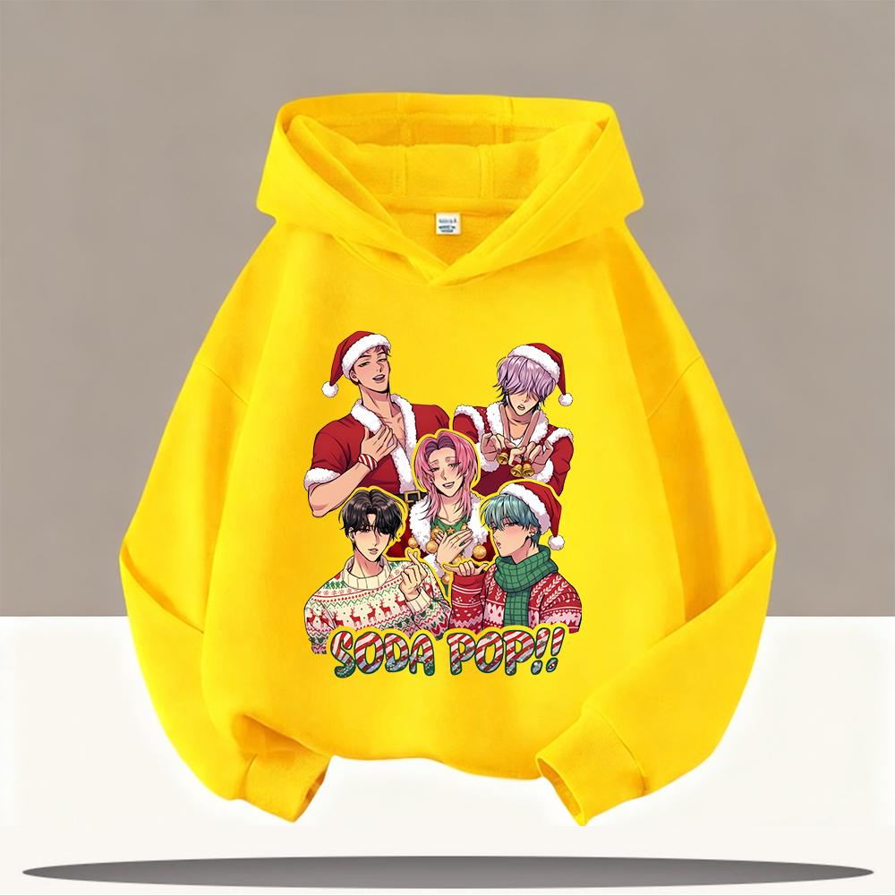 

KPop Demon Hunters Autumn Kids Hoodie Cartoon Character Hooded Sweatshirt For Boys Girls Casual Comfy Top 160